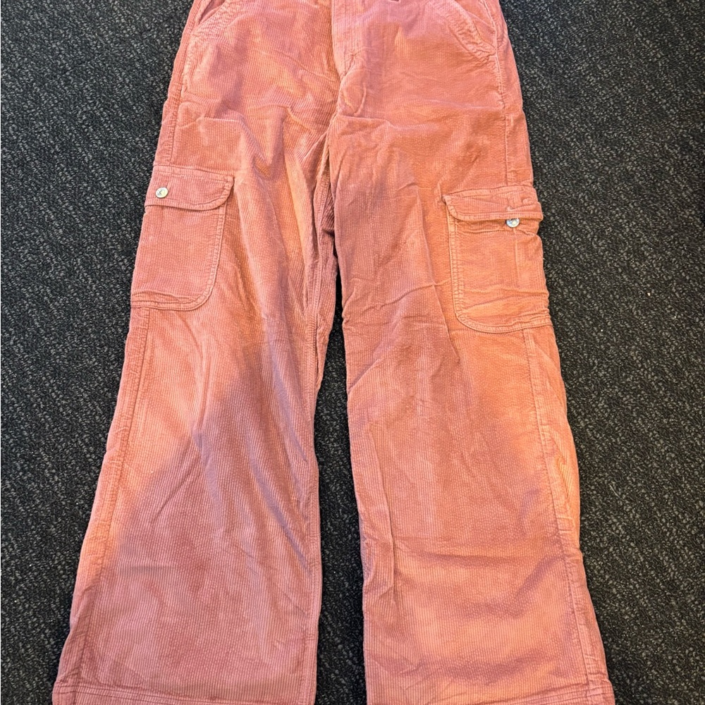 American Eagle Outfitters Pink Straight Leg Jeans